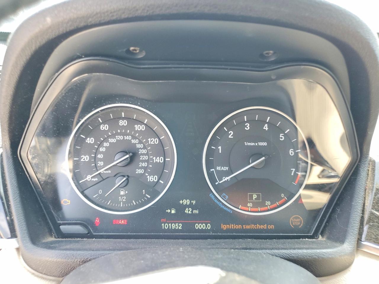 2017 BMW X1 VIN WBXHT3C35H5F75779 COPART salvage auction — Minor Dent/Scratches, TX - CERTIFICATE OF TITLE, sold $4,400 on 2026-07-09 (photo 9)