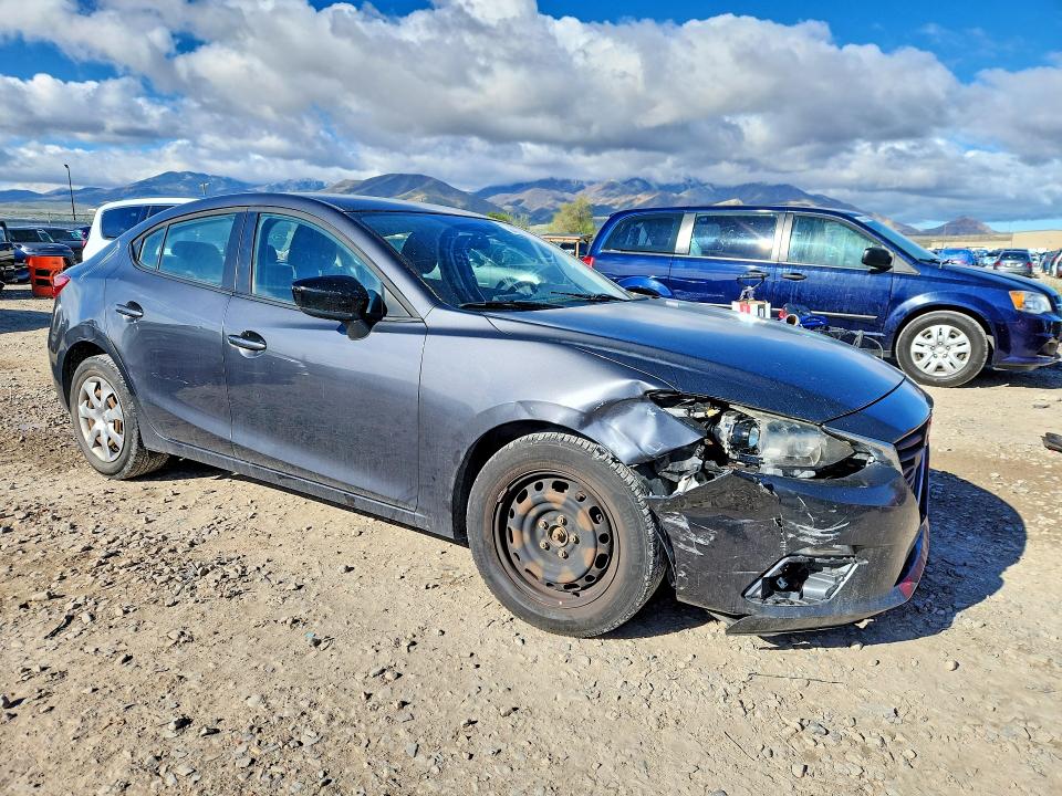 2015 Mazda 3 VIN JM1BM1T72F1234641 COPART salvage auction — FRONT END, Ut - Salvage Certificate, sold $1,350 on 2026-07-02 (photo 4)