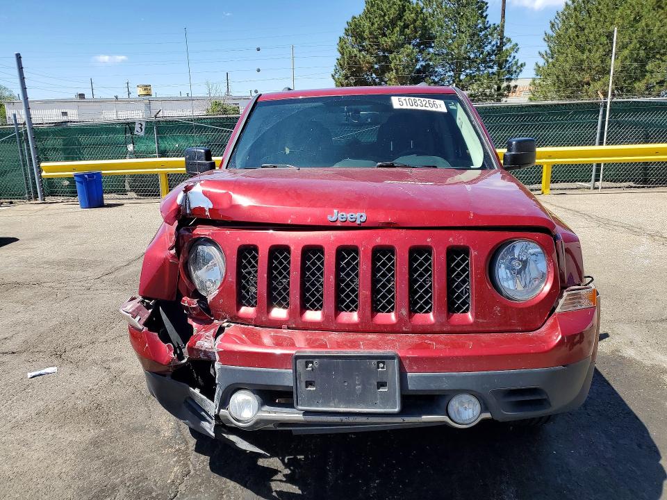 2016 Jeep Liberty (patriot) VIN 1C4NJRFB1GD709202 COPART salvage auction — FRONT END, CO - PUBLIC - SALVAGE TITLE, sold $1,300 on 2026-07-02 (photo 5)