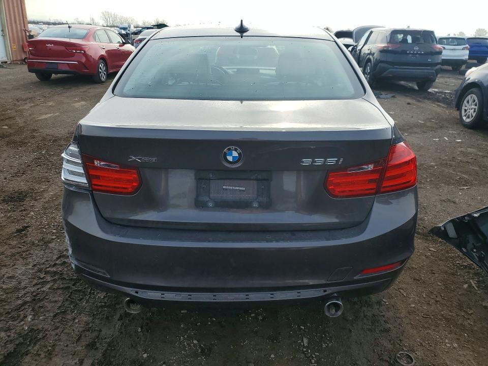 2015 BMW 3er VIN WBA3B9G51FNR94471 COPART salvage auction — FRONT END, Il - Salvage Certificate, sold $2,700 on 2026-07-21 (photo 6)
