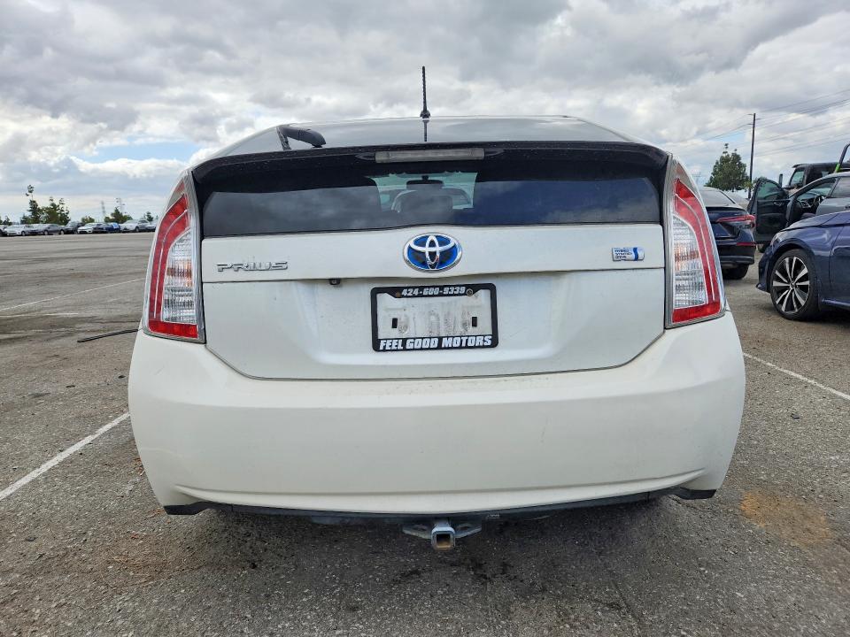 2015 Toyota Prius VIN JTDKN3DU1F0468644 COPART salvage auction — FRONT END, Ca - Salvage Certificate, sold $2,700 on 2026-07-30 (photo 6)