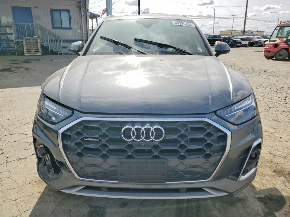2021 Audi Q5 VIN WA1F2AFY6M2036335 COPART salvage auction — FRONT END, Ca - Salvage Certificate, sold $12,200 on 2026-07-16 (photo 5)