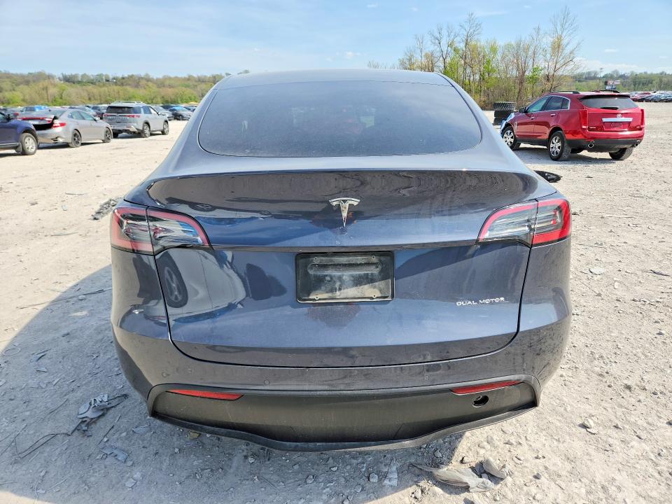 2022 Tesla Model y VIN 7SAYGDEE2NF574931 COPART salvage auction — FRONT END, Il - Salvage Certificate, sold $9,200 on 2026-07-15 (photo 6)
