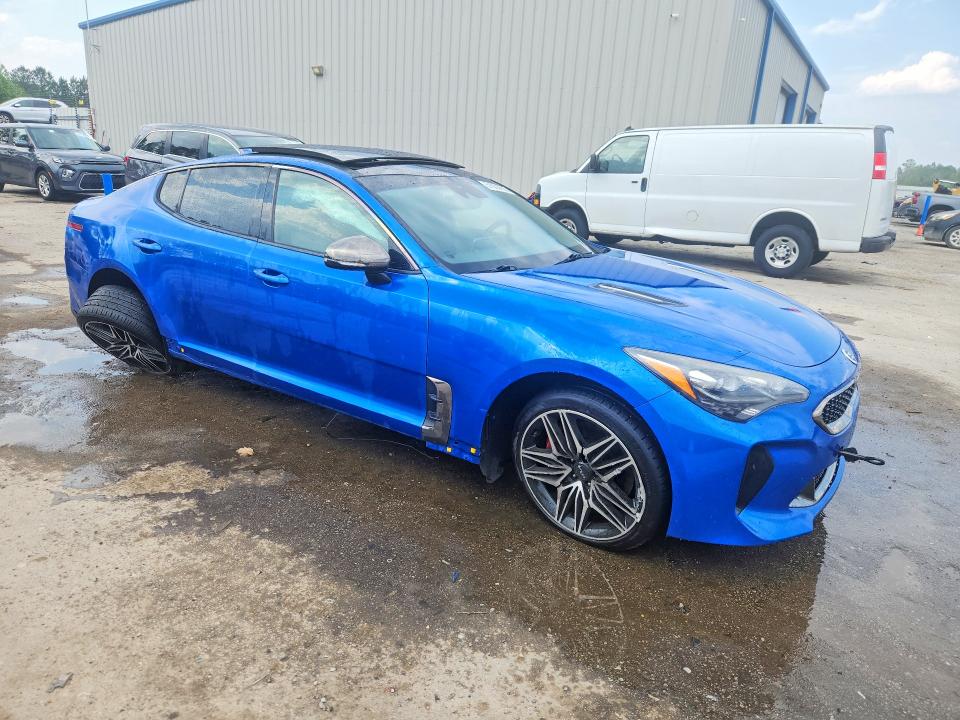 2018 Kia Stinger VIN KNAE55LC9J6028708 COPART salvage auction — REAR END, Sc - Cert Of Title-Salvage, sold $6,800 on 2026-07-13 (photo 4)