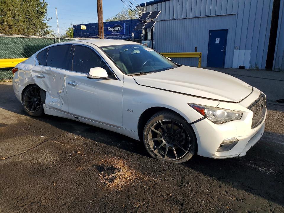 2019 Infiniti Q50 VIN JN1CV7AP1KM110184 COPART salvage auction — SIDE, Ca - Dis/Dlr/Exp Only Clean Title, sold $3,450 on 2026-07-09 (photo 4)