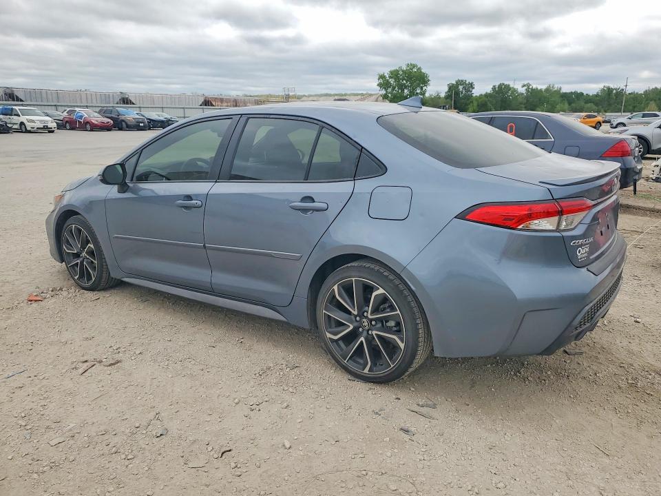 2022 Toyota Corolla VIN JTDP4MCE3NJ098556 COPART salvage auction — HAIL, Ks - Cert Of Title-Salvage, sold $10,300 on 2026-07-09 (photo 2)