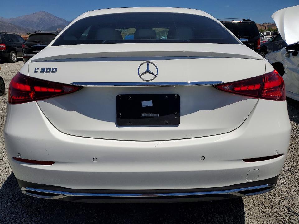 2025 Mercedes-benz C-klasse VIN W1KAF4GB0SR262767 COPART salvage auction — SIDE, CA, sold $17,900 on 2026-07-22 (photo 6)