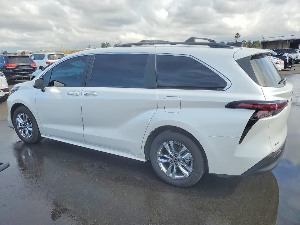 2025 Toyota VIN 5TDJRKEC4SS261172 COPART salvage auction — FRONT END, Ca - Salvage Certificate, sold $25,500 on 2026-07-06 (photo 2)