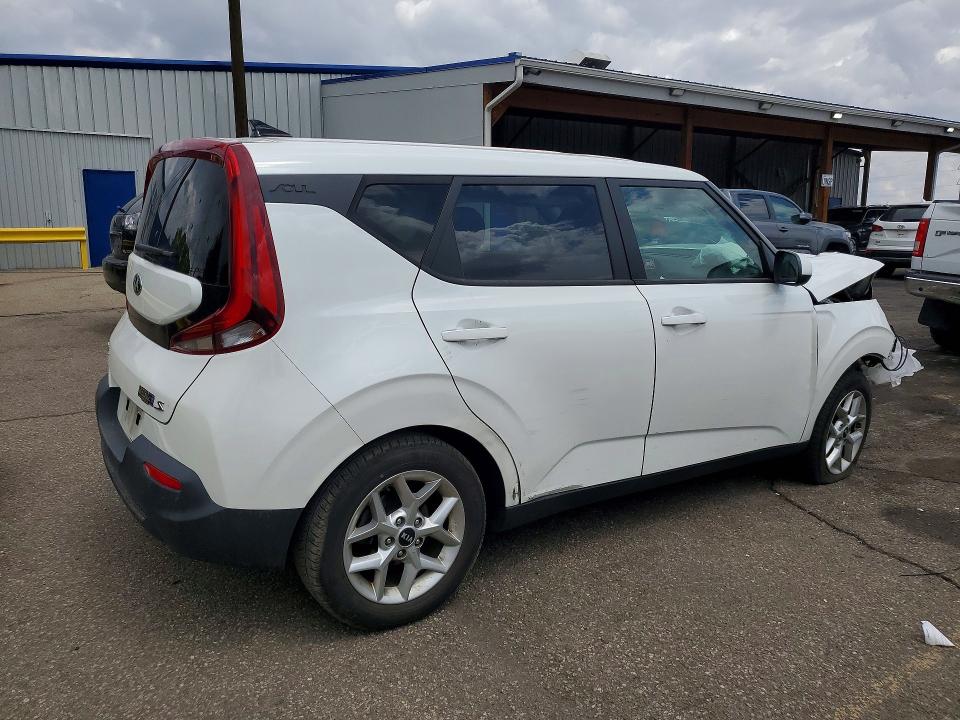2021 Kia Soul VIN KNDJ23AU7M7144837 COPART salvage auction — FRONT END, Co - Salvage Title, sold $1,350 on 2026-07-07 (photo 3)