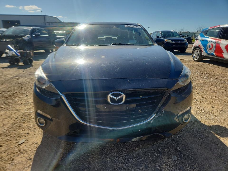 2014 Mazda 3 VIN JM1BM1W36E1130998 COPART salvage auction — HAIL, Id - Salvage Certificate Of Title, sold $200 on 2026-07-21 (photo 5)