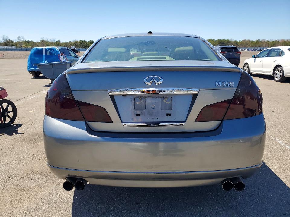2006 Infiniti M35 VIN JNKAY01F16M254512 COPART salvage auction — FRONT END, NY - MV-907A SALVAGE CERTIFICATE, sold $500 on 2026-07-27 (photo 6)