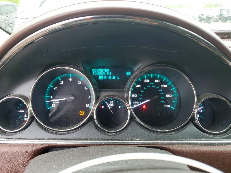 2013 Buick Enclave VIN 5GAKRCKD7DJ250000 COPART salvage auction — FRONT END, Ky - Bill Of Sale/Part Only/No Titl, sold $400 on 2026-07-02 (photo 9)