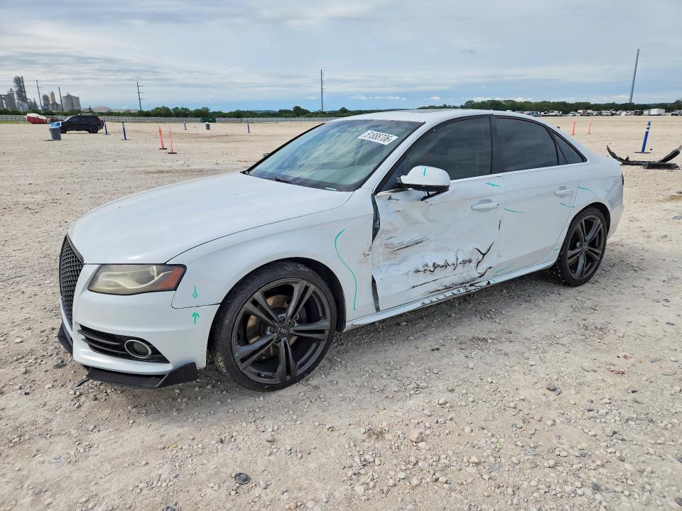 2012 Audi A4 VIN WAUFFAFL5CN010768 COPART salvage auction — FRAME DAMAGE, Tx - Salvage Vehicle Title, sold $100 on 2026-07-02 (photo 1)