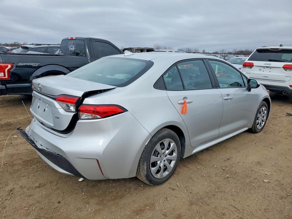 2022 Toyota Corolla VIN 5YFEPMAE1NP295464 COPART salvage auction — REAR END, Il - Salvage Certificate, sold $8,200 on 2026-07-09 (photo 3)