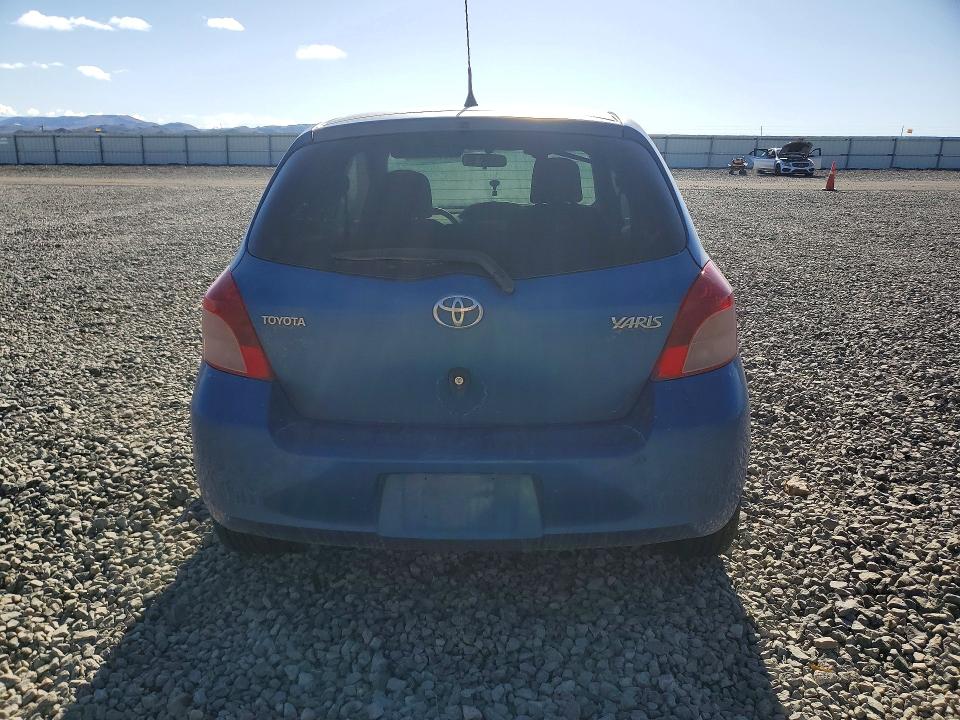 2008 Toyota Yaris VIN JTDJT923485186289 COPART salvage auction — MINOR DENT/SCRATCHES, CA - CERTIFICATE OF TITLE, sold $150 on 2026-07-21 (photo 6)