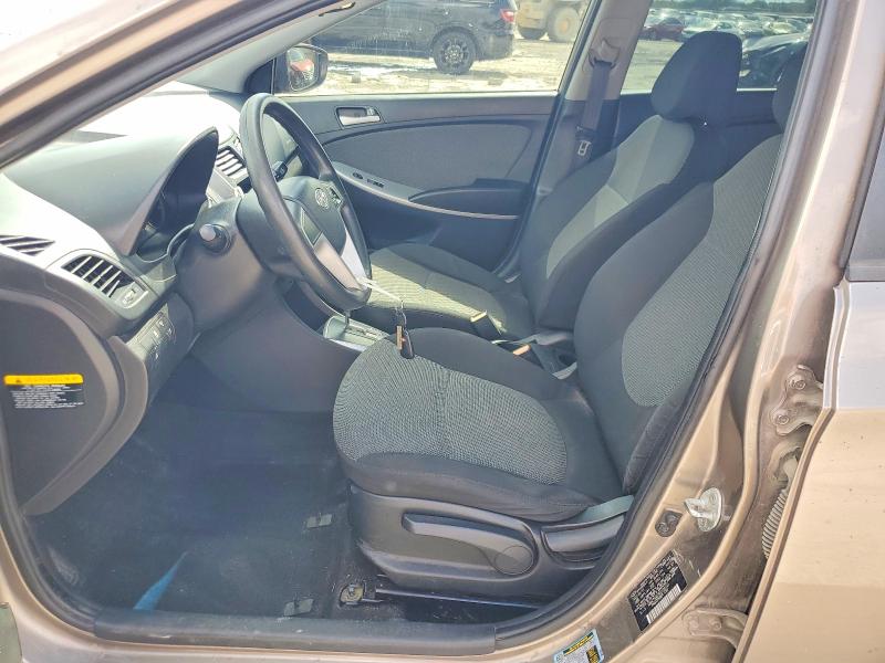 2013 Hyundai Accent VIN KMHCT5AE3DU138721 COPART salvage auction — FRONT END, TX - CERTIFICATE OF TITLE, sold $850 on 2026-07-28 (photo 7)