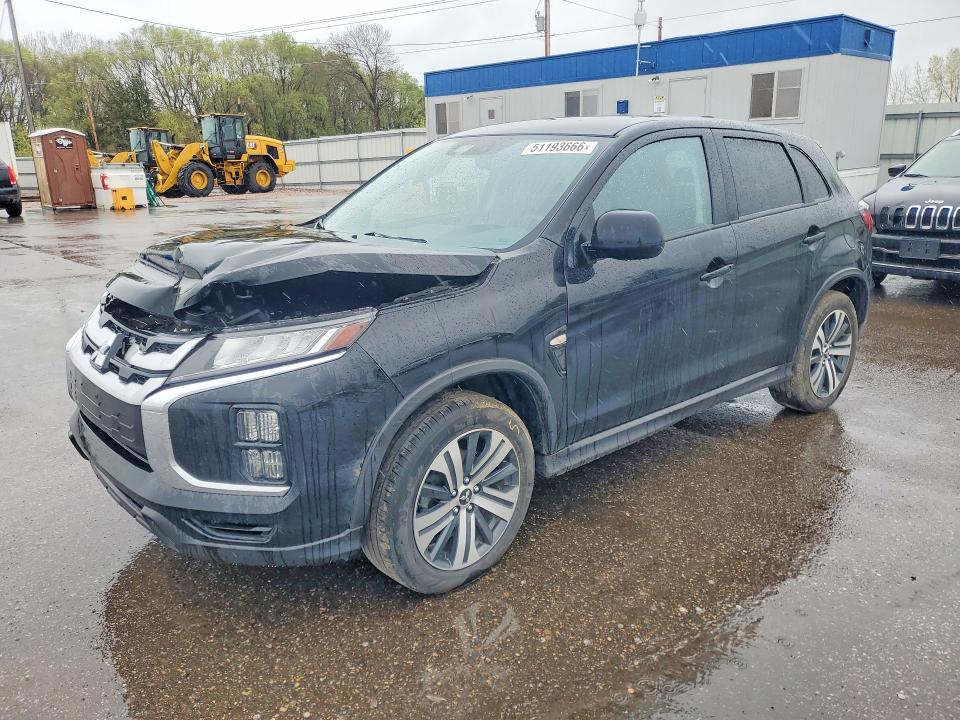 2024 Mitsubishi Outlander VIN JA4ARUAU8RU019267 COPART salvage auction — FRONT END, WI, sold $325 on 2026-07-23 (photo 1)
