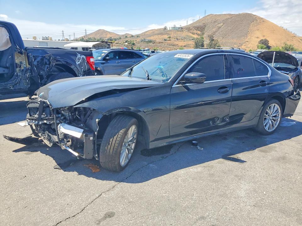 2024 BMW 3er VIN 3MW69FF00R8E02384 COPART salvage auction — FRONT END, Salvage Title, sold $10,000 on 2026-09-03 (photo 1)