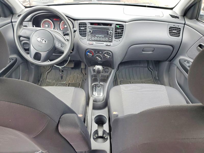2010 Kia Rio VIN KNADH4B35A6622730 COPART salvage auction — SIDE, ON - PERMIT NO BRAND - UNFIT, sold $200 on 2026-07-28 (photo 8)