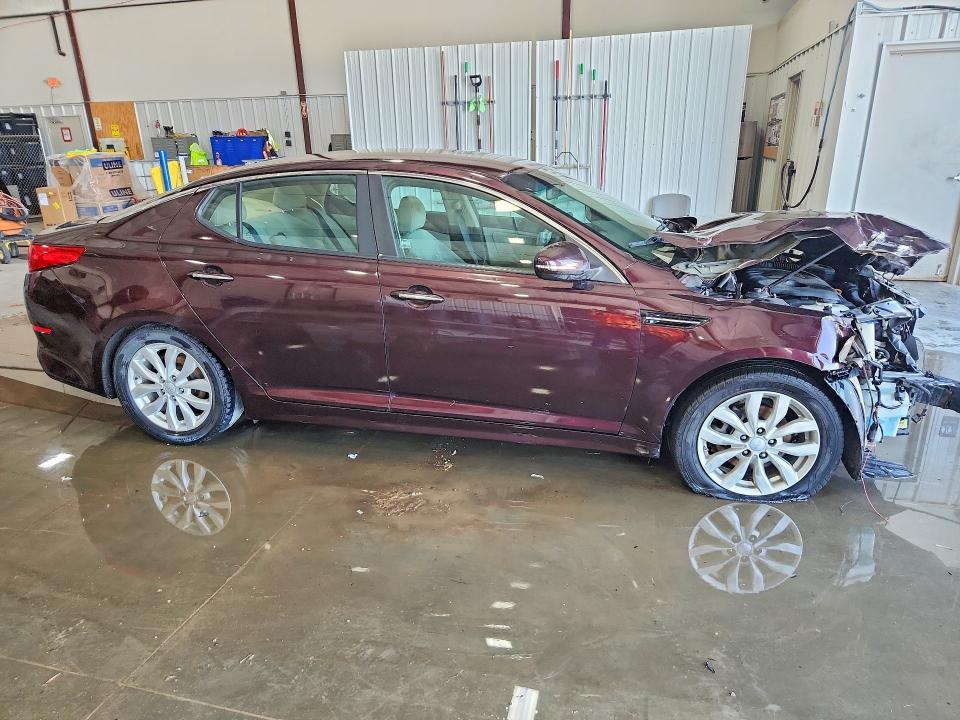 2014 Kia Optima VIN 5XXGM4A79EG321059 COPART salvage auction — FRONT END, Il - Salvage Certificate, sold $375 on 2026-07-13 (photo 4)