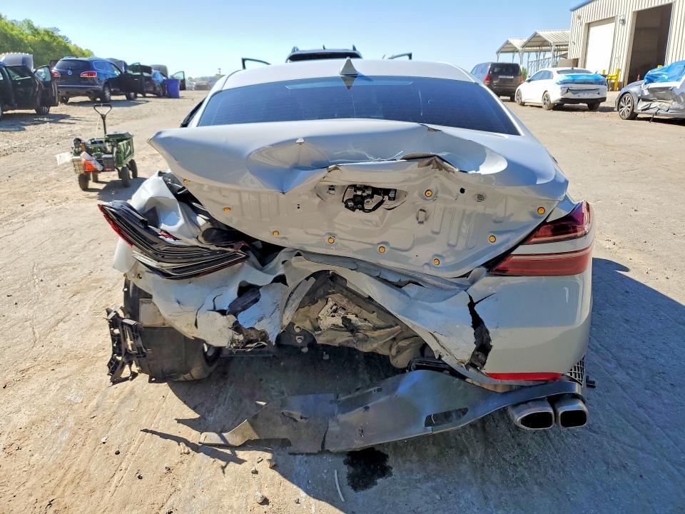 2022 Genesis G70 VIN KMTG34TA1NU092884 COPART salvage auction — REAR END, Tn - Salvage Certificate, sold $6,800 on 2026-07-02 (photo 6)