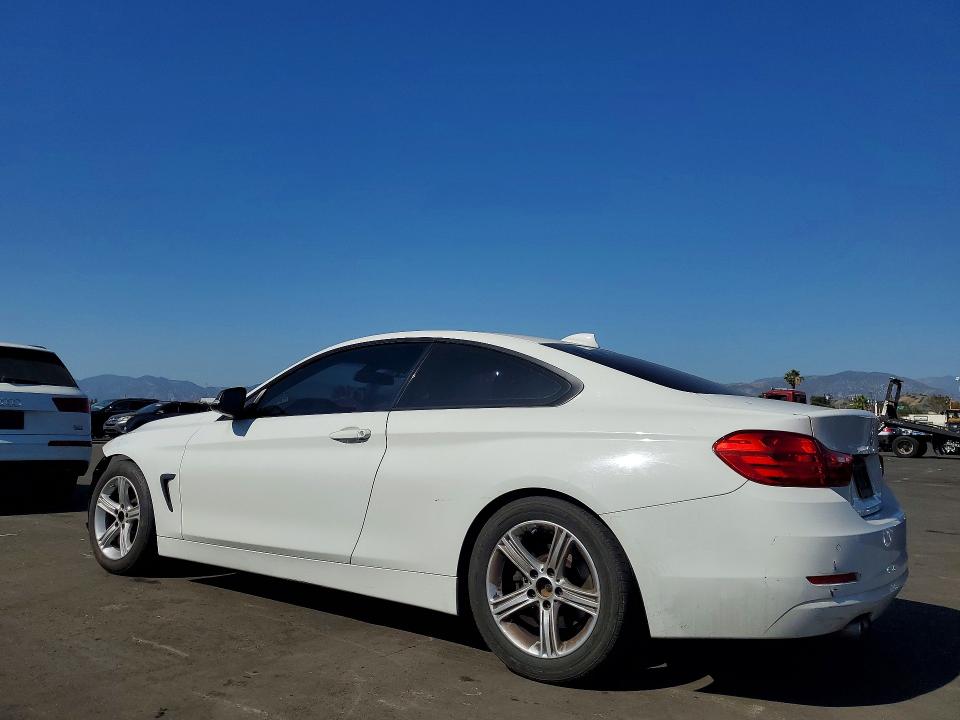 2014 BMW 4er VIN WBA3N7C55EK222024 COPART salvage auction — FRONT END, Ca - Salvage Certificate, sold $500 on 2026-07-29 (photo 2)