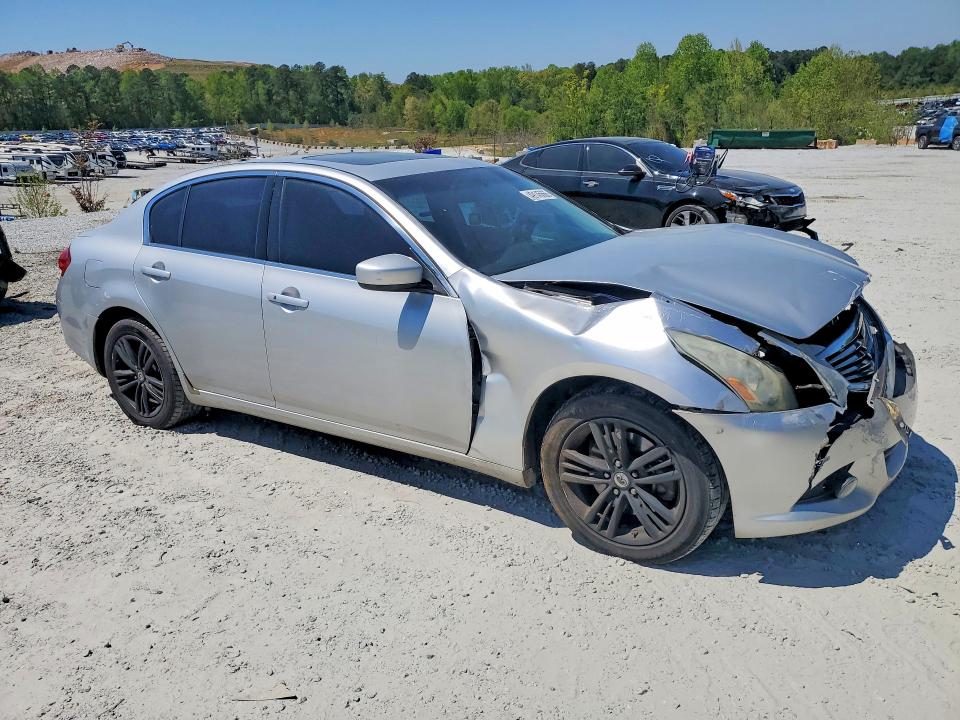 2010 Infiniti G VIN JN1CV6AR2AM254398 COPART salvage auction — FRONT END, Ga - Cert Of Title-Salvage, sold $425 on 2026-07-06 (photo 4)
