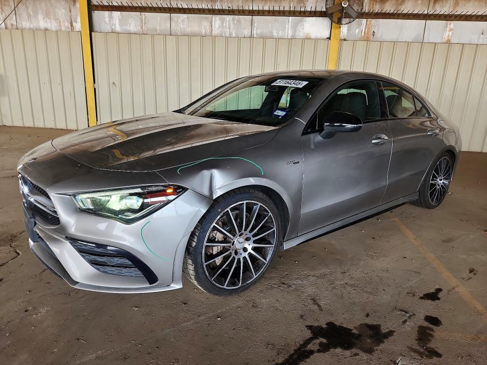 2020 Mercedes-benz Cla-klasse VIN W1K5J5BB7LN124665 COPART salvage auction — SIDE, Az - Cert Of Title - Salvage, sold $9,600 on 2026-07-27 (photo 1)