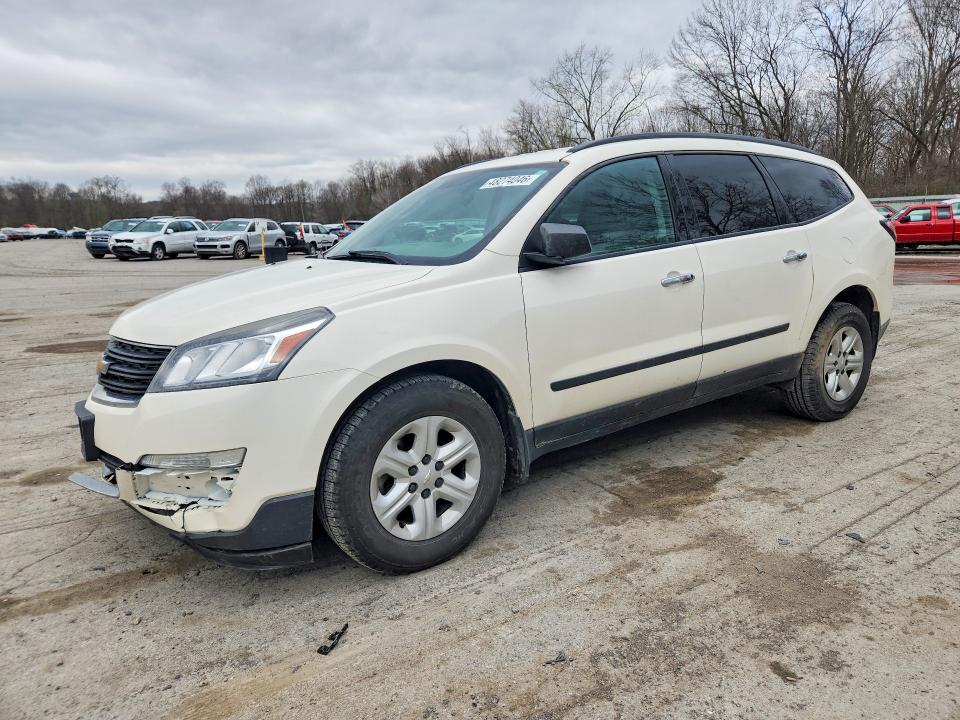 2014 Chevrolet Traverse VIN 1GNKRFED6EJ345846 COPART salvage auction — FRONT END, Oh - Cert Of Title-Salvage, sold $600 on 2026-07-02 (photo 1)