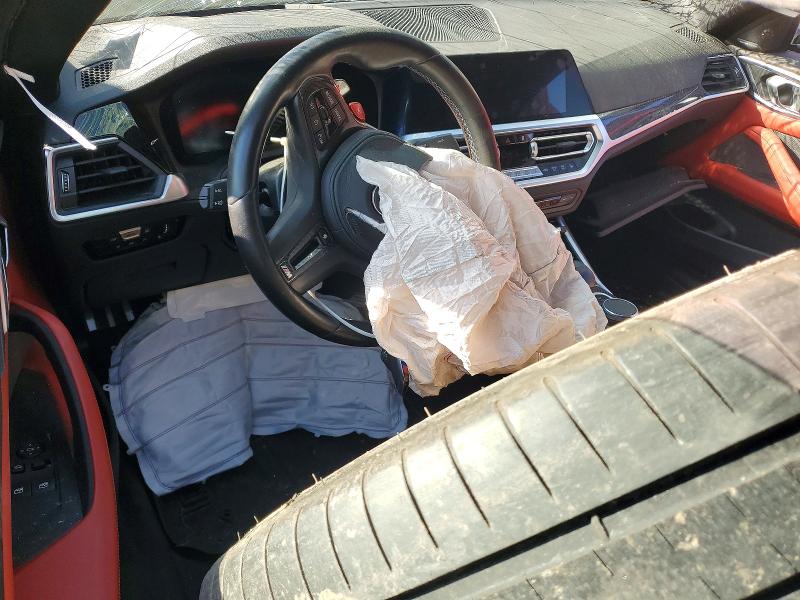 2022 BMW M4 VIN WBS43AZ04NCK24016 COPART salvage auction — ROLLOVER, Md - Cert Of Salvage > 75% Damage, sold $10,500 on 2026-07-10 (photo 8)
