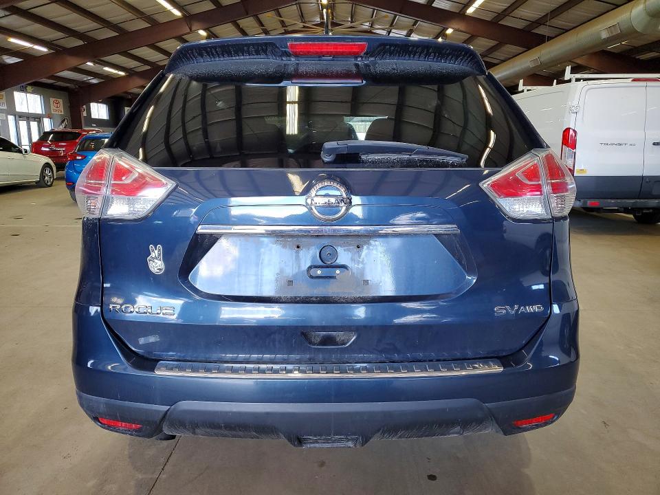 2016 Nissan Rogue VIN 5N1AT2MV8GC920170 COPART salvage auction — FRONT END, VT - CERTIFICATE OF TITLE, sold $450 on 2026-09-10 (photo 6)