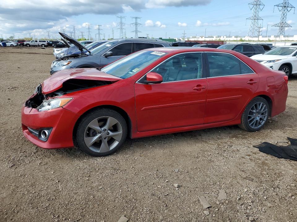 2012 Toyota Camry VIN 4T1BF1FK1CU627272 COPART salvage auction — FRONT END, Il - Salvage Certificate, sold $1,900 on 2026-07-09 (photo 1)
