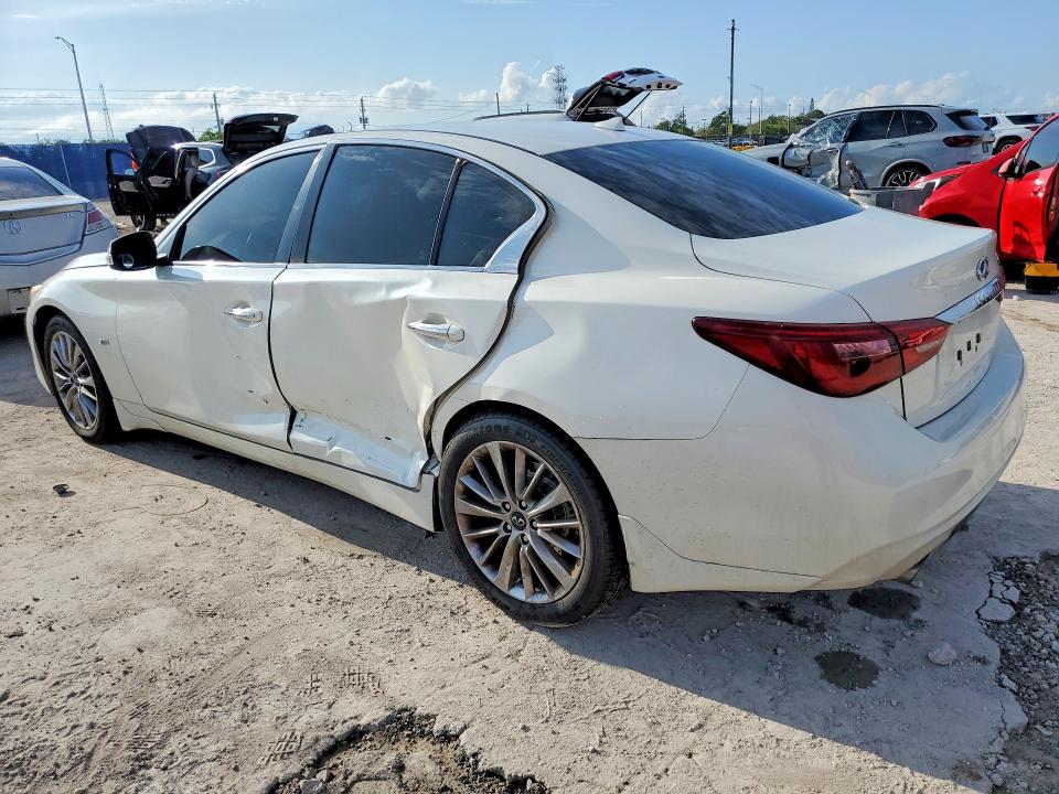 2018 Infiniti Q50 VIN JN1EV7AP4JM361790 COPART salvage auction — SIDE, FL, sold $5,100 on 2026-07-13 (photo 2)