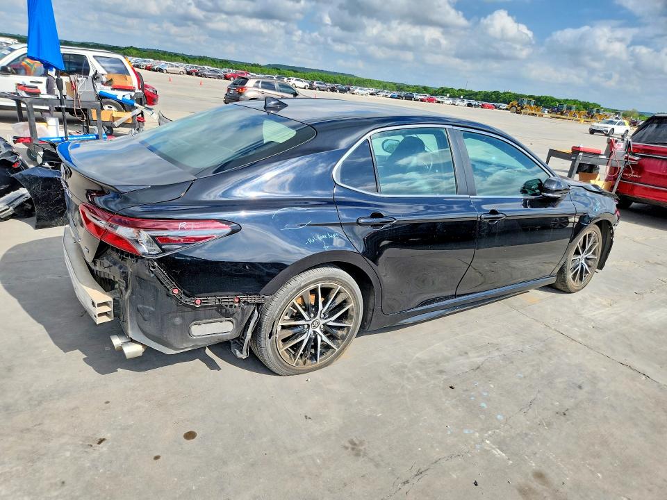 2022 Toyota Camry VIN 4T1G11AK8NU639272 COPART salvage auction — FRONT END, Tx - Salvage Vehicle Title, sold $6,300 on 2026-07-09 (photo 3)