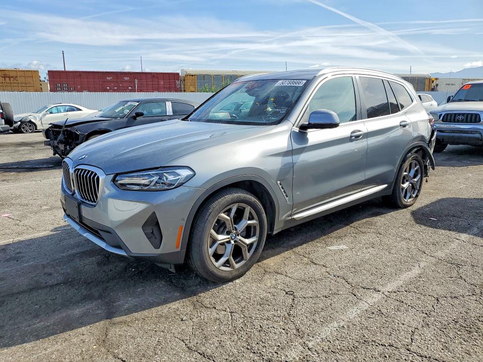 2024 BMW X3 VIN 5UX43DP0XR9V86252 COPART salvage auction — REAR END, CA, sold $12,600 on 2026-07-28 (photo 1)