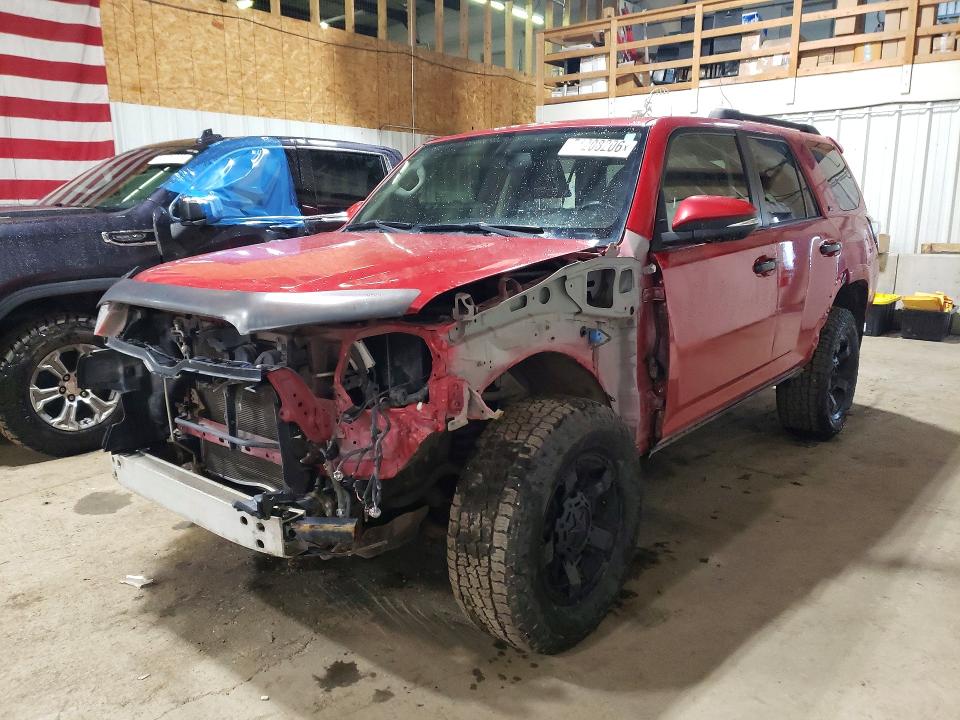 2014 Toyota 4runner VIN JTEBU5JR6E5199942 COPART salvage auction — FRONT END, Salvage Title, sold $3,200 on 2026-07-21 (photo 1)