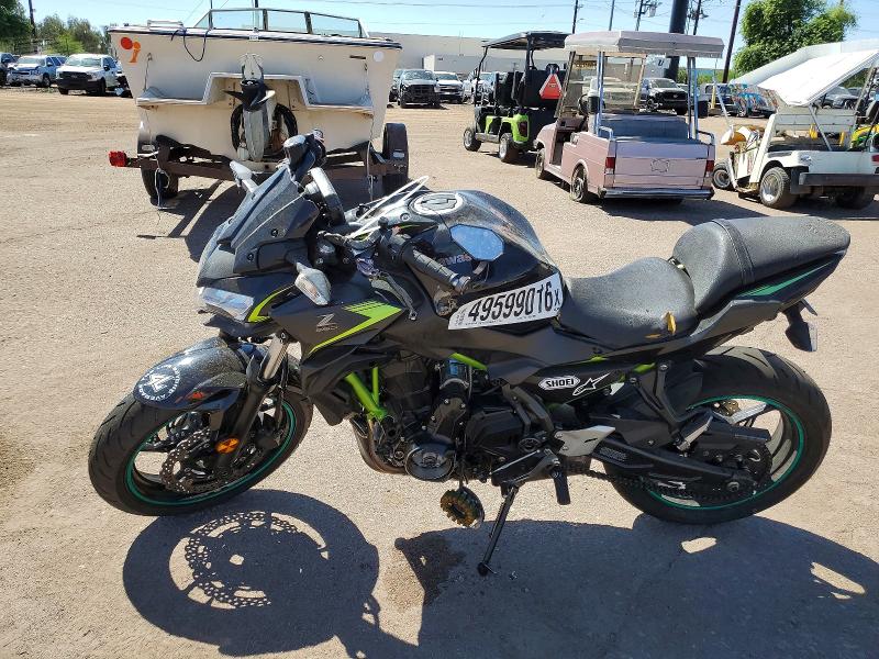 2022 Kawasaki Er VIN ML5EREL12NDA73929 COPART salvage auction — FRONT END, Az - Cert Of Title - Salvage, sold $950 on 2026-07-27 (photo 3)