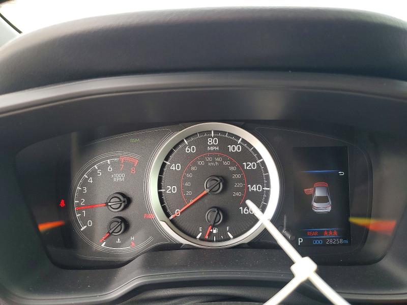 2022 Toyota Corolla VIN JTDP4MCE3NJ098556 COPART salvage auction — HAIL, Ks - Cert Of Title-Salvage, sold $10,300 on 2026-07-09 (photo 9)