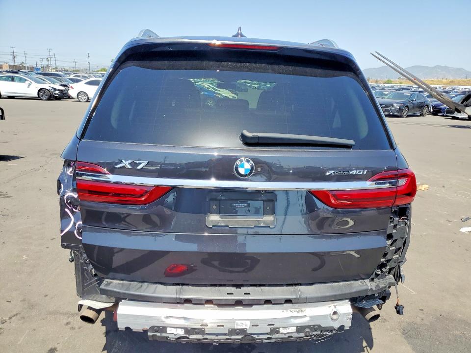 2019 BMW X7 VIN 5UXCW2C58KL083840 COPART salvage auction — REAR END, Ca - Salvage Certificate, sold $24,300 on 2026-07-13 (photo 6)