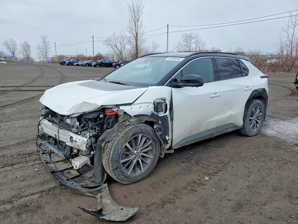 2023 Toyota Bz4x VIN JTMABACA5PA019138 COPART salvage auction — FRONT END, Qc - Gravement Accidente, sold $6,100 on 2026-07-14 (photo 1)
