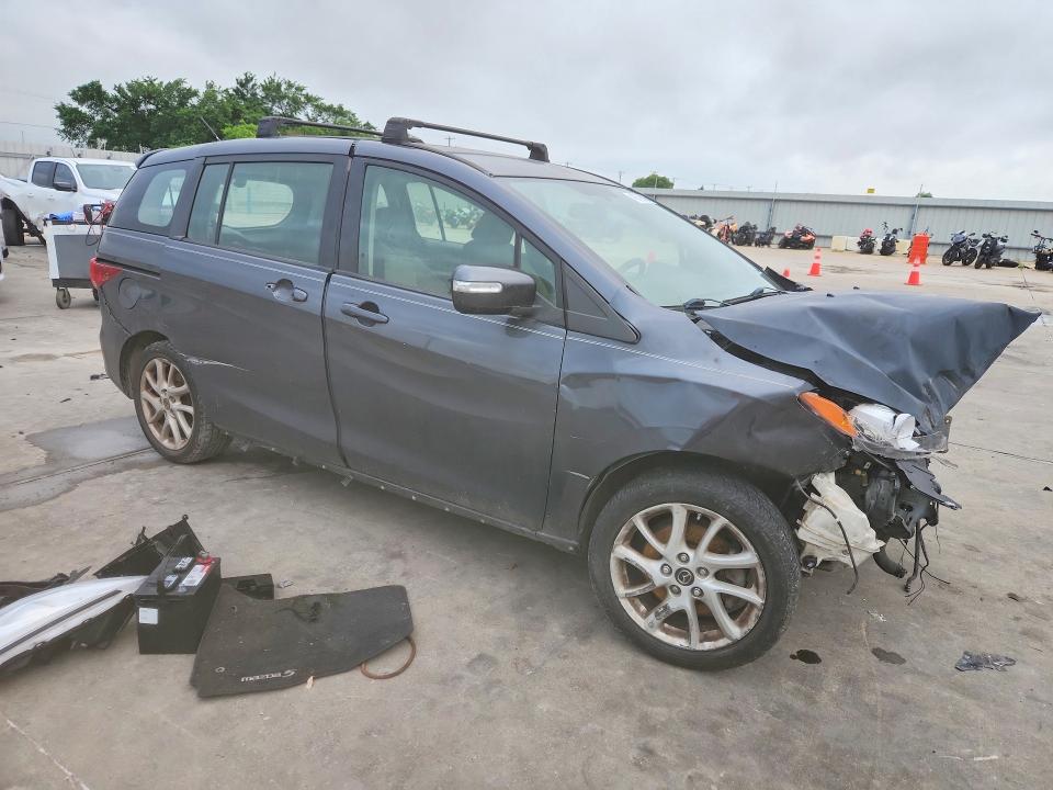 2013 Mazda 5 VIN JM1CW2CL4D0158960 COPART salvage auction — FRONT END, TX - SALVAGE VEHICLE TITLE (P), sold $175 on 2026-07-27 (photo 4)