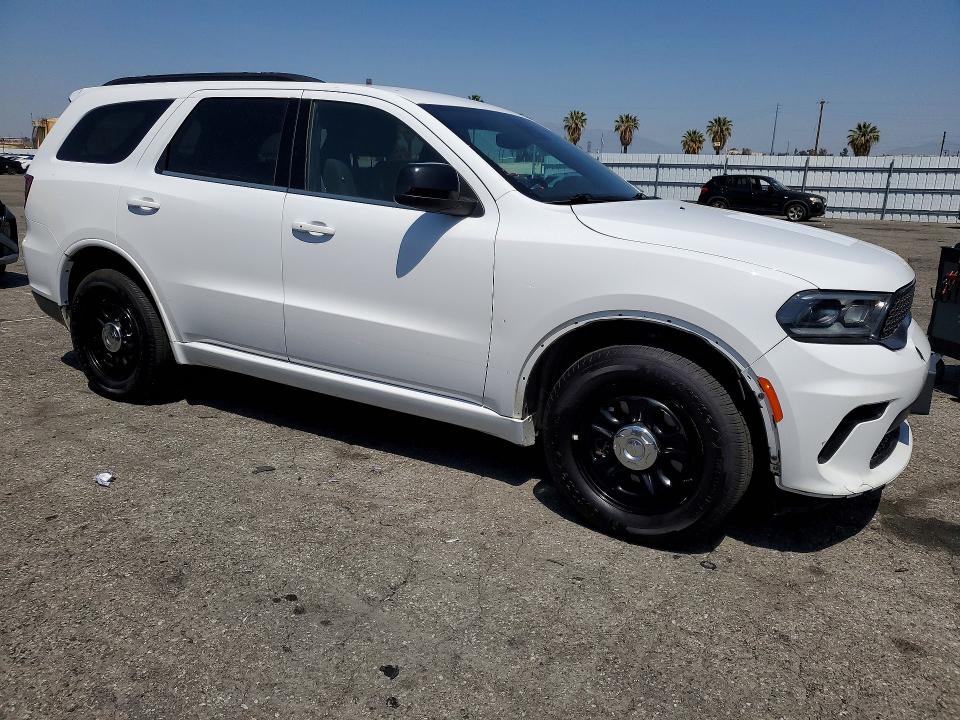 2023 Dodge Durango VIN 1C4RDJAG9PC599910 COPART salvage auction — FRONT END, Ca - Dis/Dlr/Exp Only Clean Title (P), sold $9,500 on 2026-07-30 (photo 4)