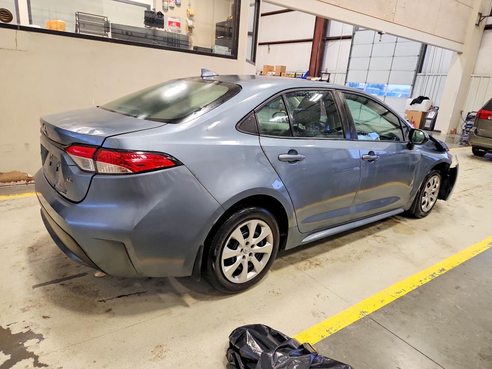 2021 Toyota Corolla VIN 5YFEPMAE1MP163271 COPART salvage auction — FRONT END, Tx - Salvage Vehicle Title, sold $3,400 on 2026-07-09 (photo 3)