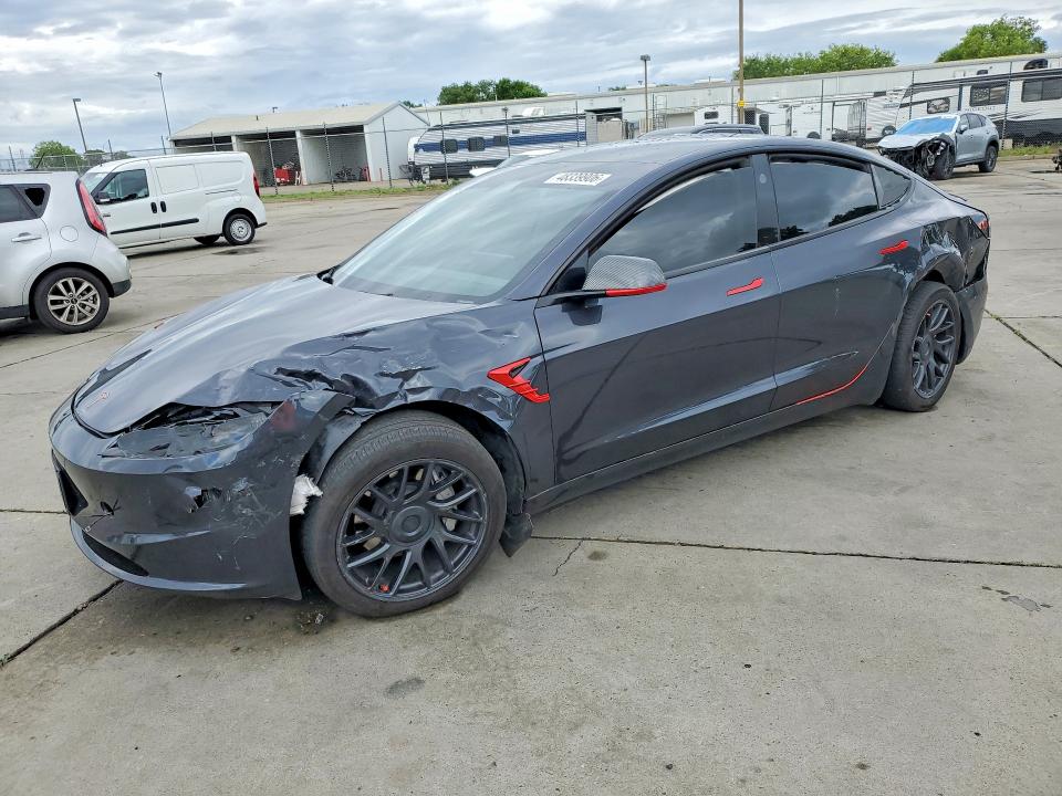 2024 Tesla Model 3 VIN 5YJ3E1EAXRF783610 COPART salvage auction — FRONT END, Salvage Title, sold $9,100 on 2026-07-20 (photo 1)