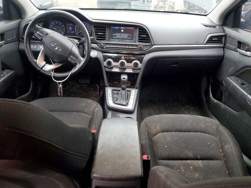 2020 Hyundai Elantra VIN KMHD84LF7LU926258 COPART salvage auction — REAR END, On - Permit Salvage, sold $2,750 on 2026-07-09 (photo 8)