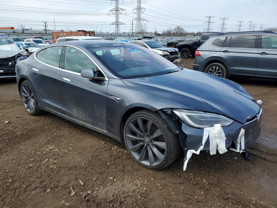 2018 Tesla VIN 5YJSA1E26JF243496 COPART salvage auction — FRONT END, Il - Salvage Certificate, sold $9,700 on 2026-07-02 (photo 4)