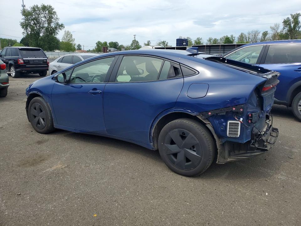2023 Toyota Prius VIN JTDACAAU1P3002707 COPART salvage auction — FRONT END, Or - Lien Papers Salvage, sold $4,300 on 2026-07-27 (photo 2)