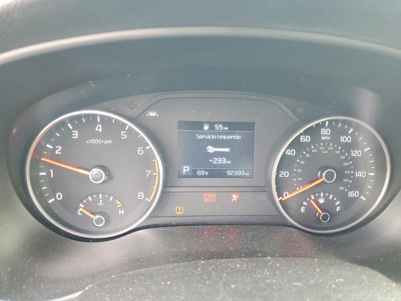 2021 Kia Sportage VIN KNDPM3AC2M7896005 COPART salvage auction — FRONT END, Ca - Salvage Certificate, sold $3,900 on 2026-07-09 (photo 9)