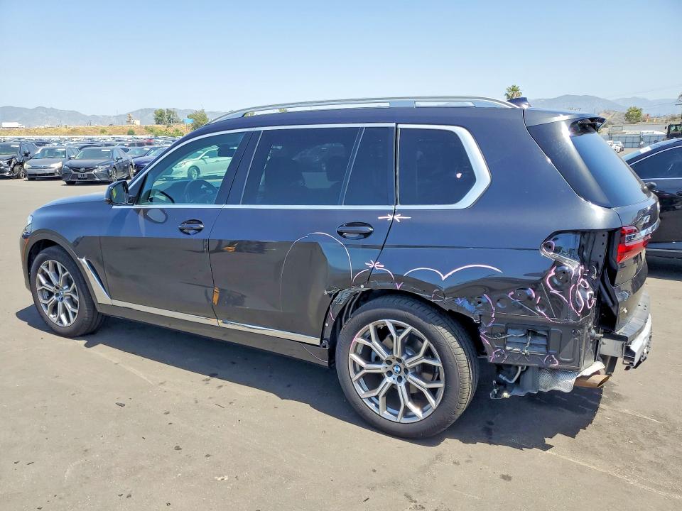 2019 BMW X7 VIN 5UXCW2C58KL083840 COPART salvage auction — REAR END, Ca - Salvage Certificate, sold $24,300 on 2026-07-13 (photo 2)