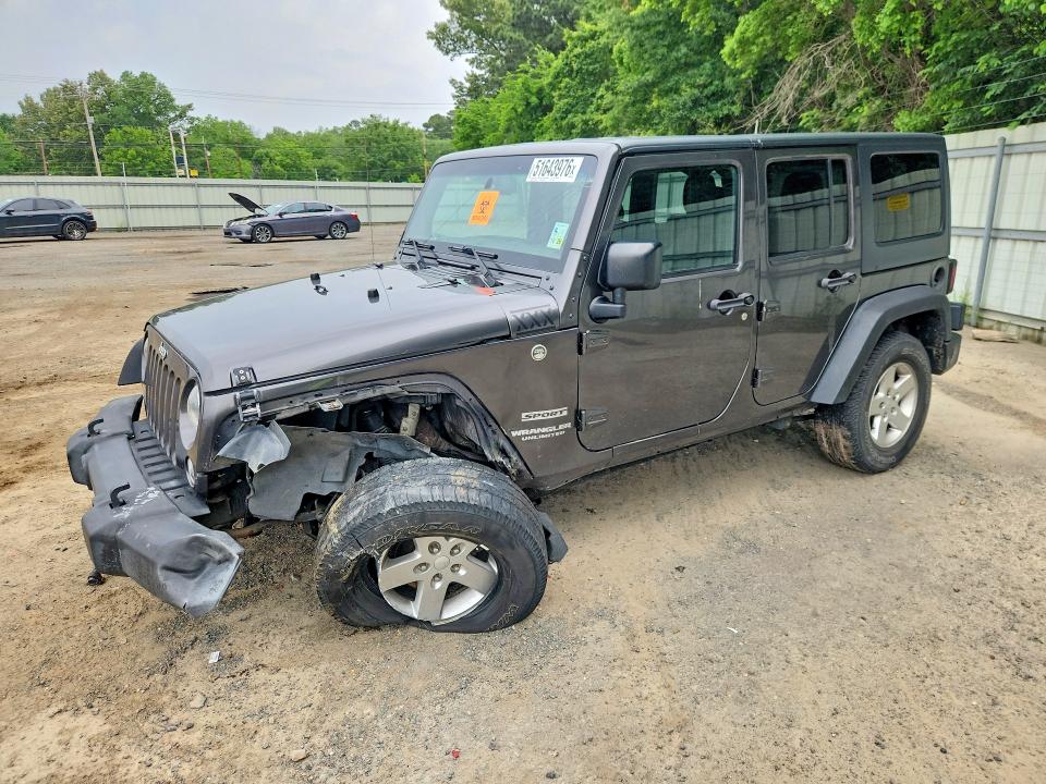 2016 Jeep Wrangler / VIN 1C4BJWDG0GL287865 — COPART salvage auction photo